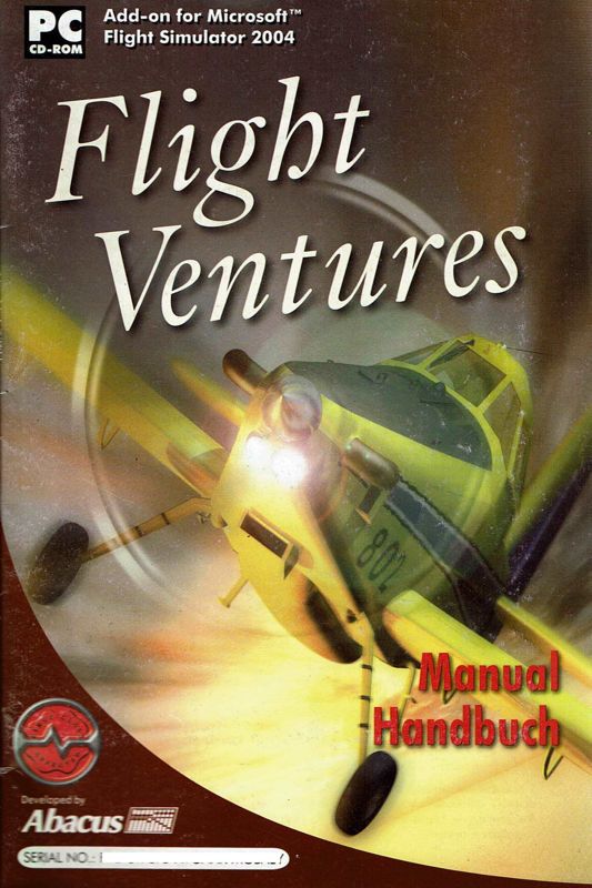 Manual for Flight Ventures (Windows): Front