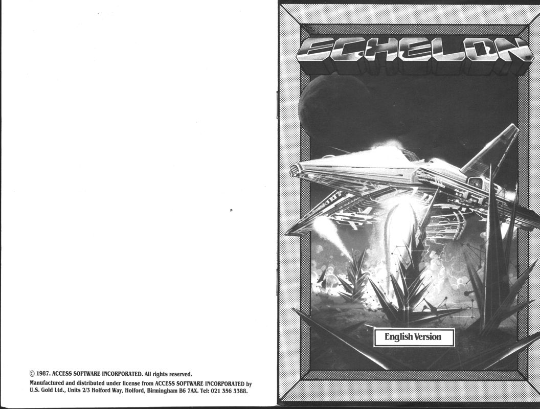 Manual for Echelon (ZX Spectrum)