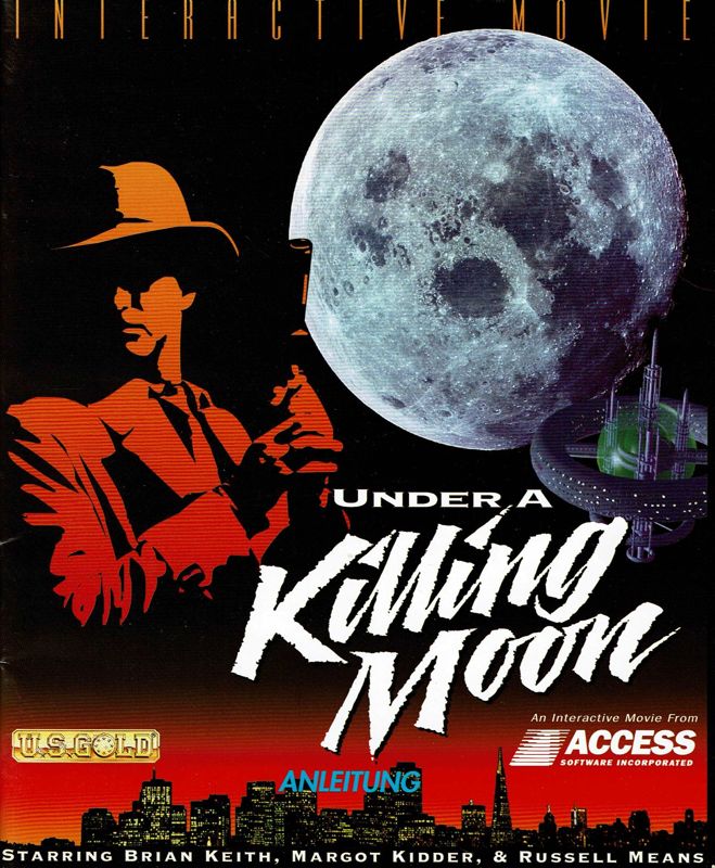Manual for Under a Killing Moon (DOS) (Kixx release): Front