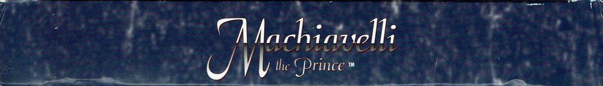 Spine/Sides for Machiavelli the Prince (DOS) (Classic Series release): Top