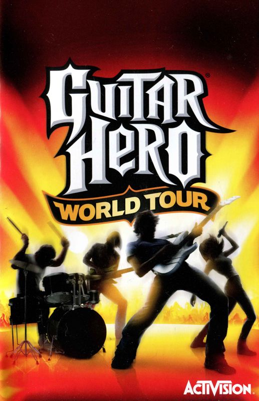 Manual for Guitar Hero: World Tour (PlayStation 2): Front