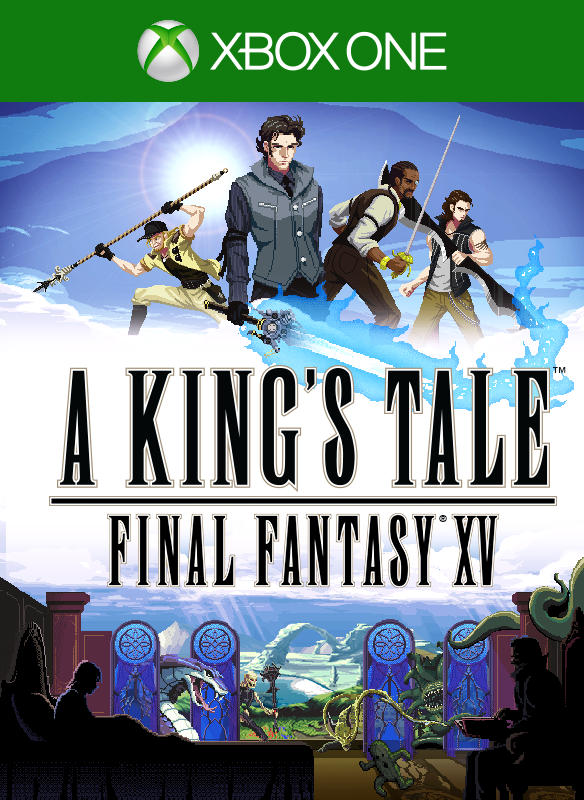 Final tale. Final Fantasy XV обложка. A King's Tale: Final Fantasy XV. A King Tale Final Fantasy. A Kings Tale Final Fantasy обложка игры.