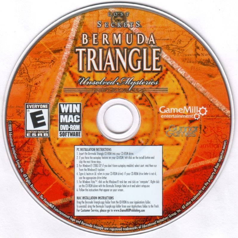 Media for Lost Secrets: Bermuda Triangle (Macintosh and Windows)
