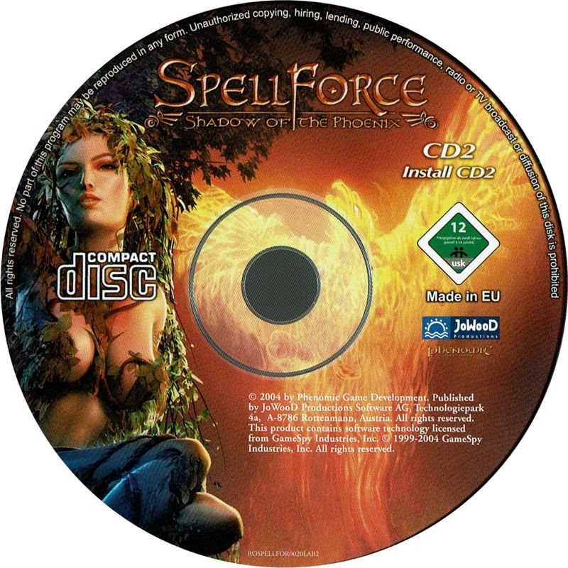 Media for SpellForce: Shadow of the Phoenix (Windows): Disc 2