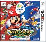 Front Cover for Mario & Sonic at the Rio 2016 Olympic Games (Nintendo 3DS) (download release)