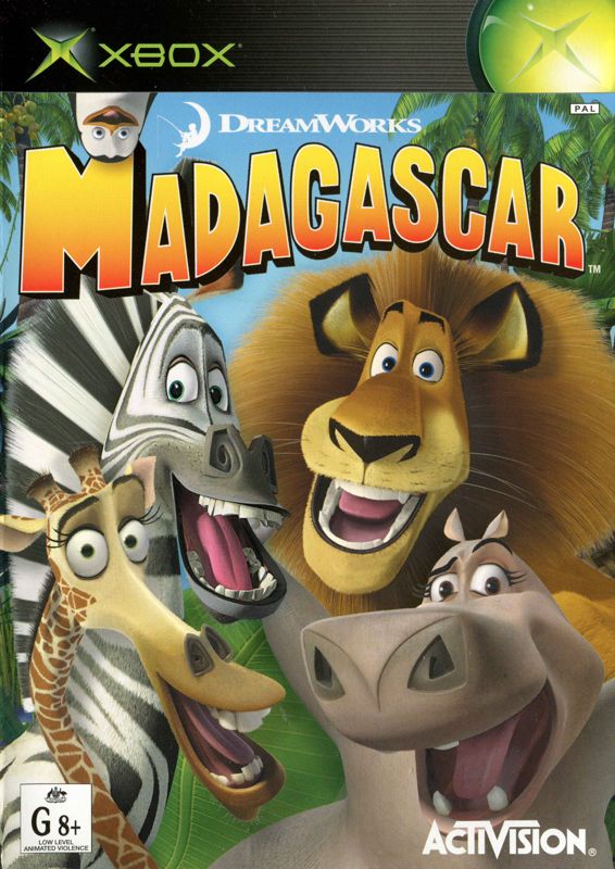 Front Cover for Madagascar (Xbox)