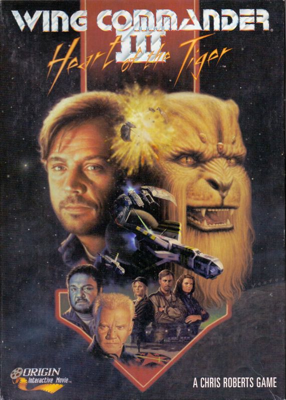 Front Cover for Wing Commander III: Heart of the Tiger (DOS)