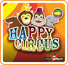 Front Cover for Happy Circus (Nintendo 3DS) (download release)