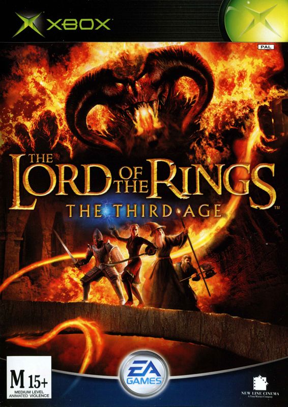 Front Cover for The Lord of the Rings: The Third Age (Xbox)