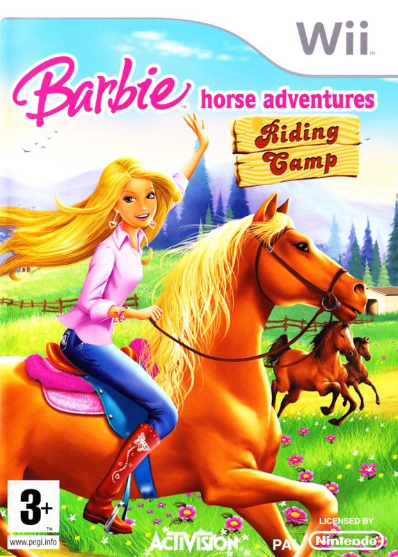 Front Cover for Barbie Horse Adventures: Riding Camp (Wii)