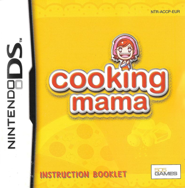 Manual for Cooking Mama (Nintendo DS): Front