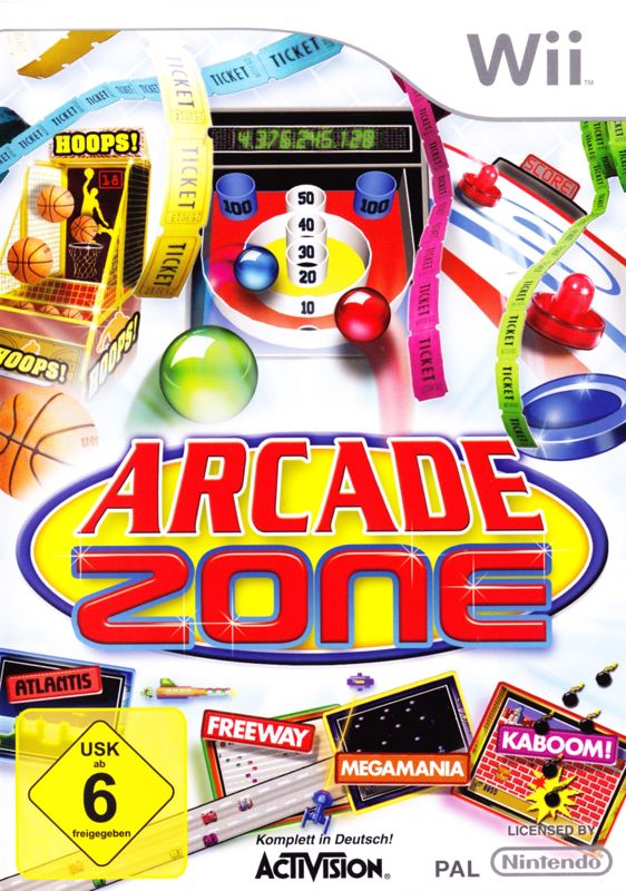 Front Cover for Arcade Zone (Wii)