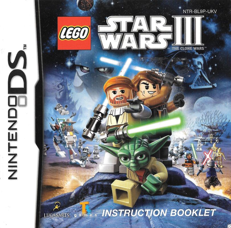 LEGO Star Wars III The Clone Wars cover or packaging material MobyGames
