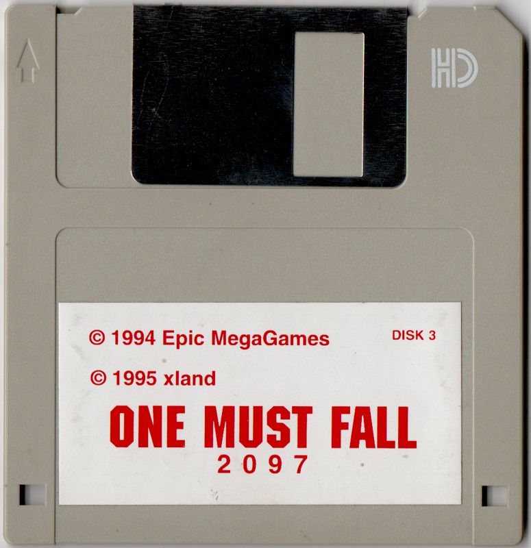 Media for One Must Fall 2097 (DOS): Disk 3