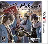 Front Cover for Hakuoki: Memories of the Shinsengumi (Nintendo 3DS) (download release)