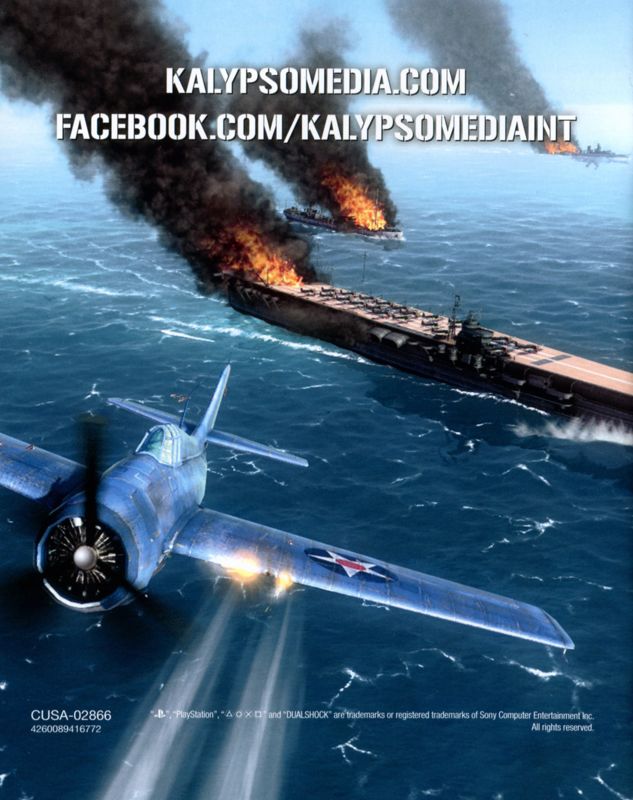 Manual for Air Conflicts: Pacific Carriers - PlayStation 4 Edition (PlayStation 4): Back