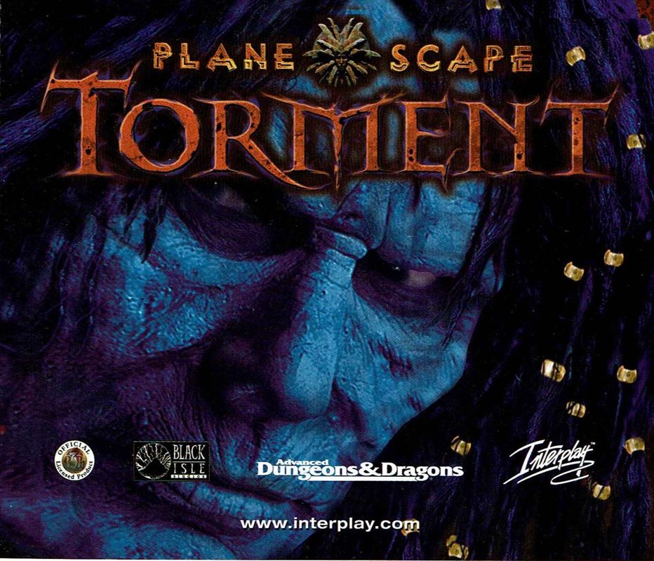 Other for Planescape: Torment (Windows): Jewel Case - Back - Inlay