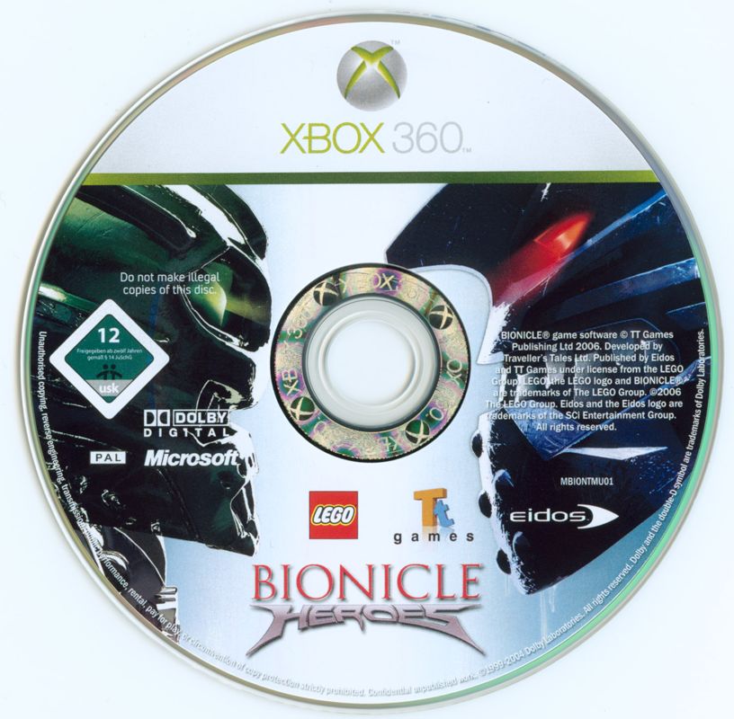 Media for Bionicle Heroes (Xbox 360)