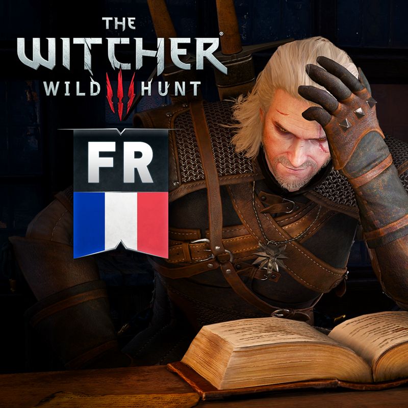 Front Cover for The Witcher 3: Wild Hunt - Language Pack: FR (PlayStation 4) (download release)