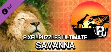 Front Cover for Pixel Puzzles Ultimate: Savanna (Windows) (Steam release)