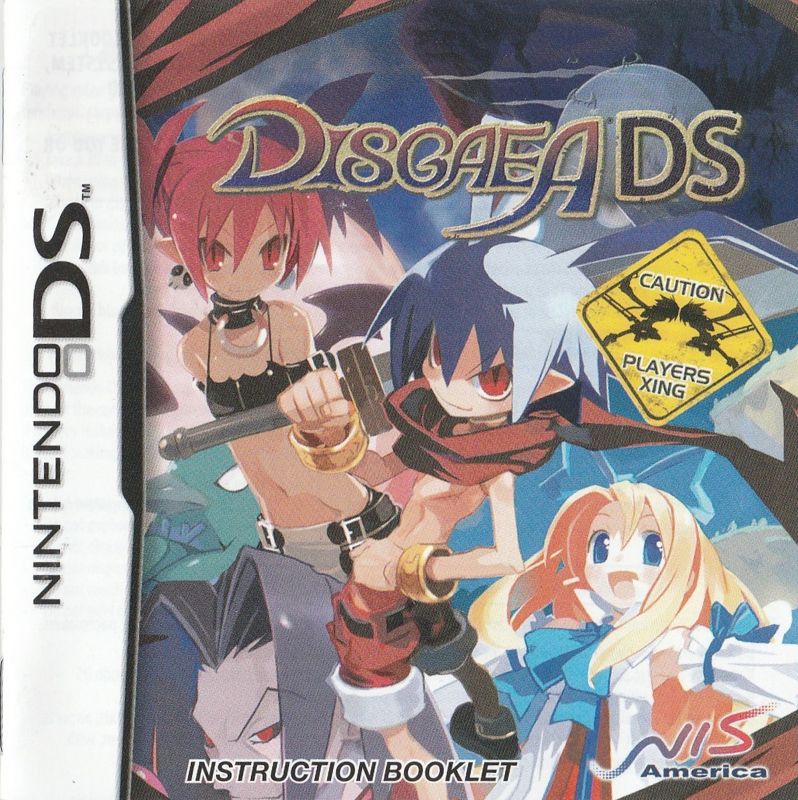 Manual for Disgaea DS (Nintendo DS): Front