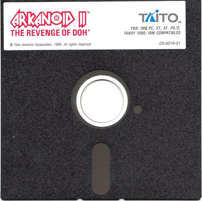 Media for Arkanoid: Revenge of DOH (DOS) (5.25" Disk release (without CMS Sound))