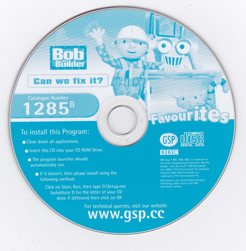 Media for Bob the Builder: Can We Fix It? (Windows) (GSP release)
