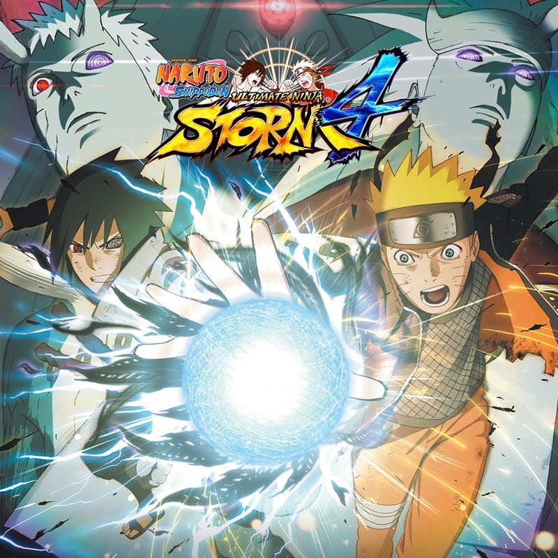 Front Cover for Naruto Shippuden: Ultimate Ninja Storm 4 (PlayStation 4) (download release)