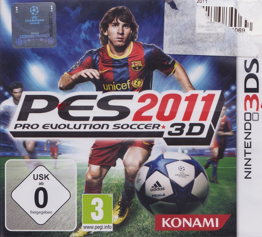 PES 2011 3D (Nintendo 3DS) in 2023  Pro evolution soccer, Evolution  soccer, Soccer