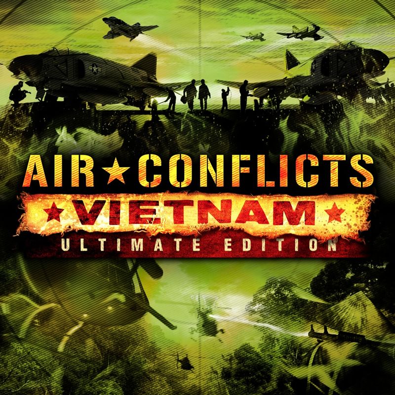 Front Cover for Air Conflicts: Vietnam - Ultimate Edition (PlayStation 4) (download release)