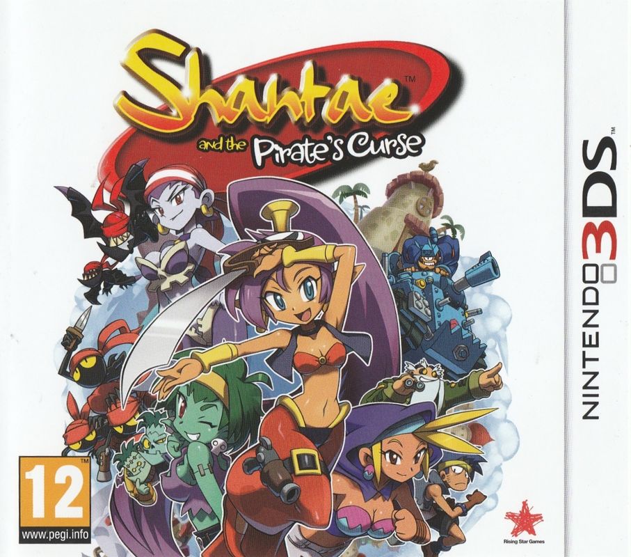 Front Cover for Shantae and the Pirate's Curse (Nintendo 3DS)