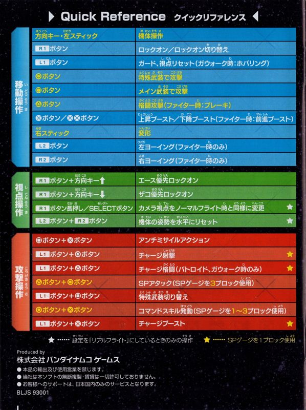 Manual for Gekijōban Macross Frontier: Itsuwari no Utahime Hybrid Pack (PlayStation 3): Back