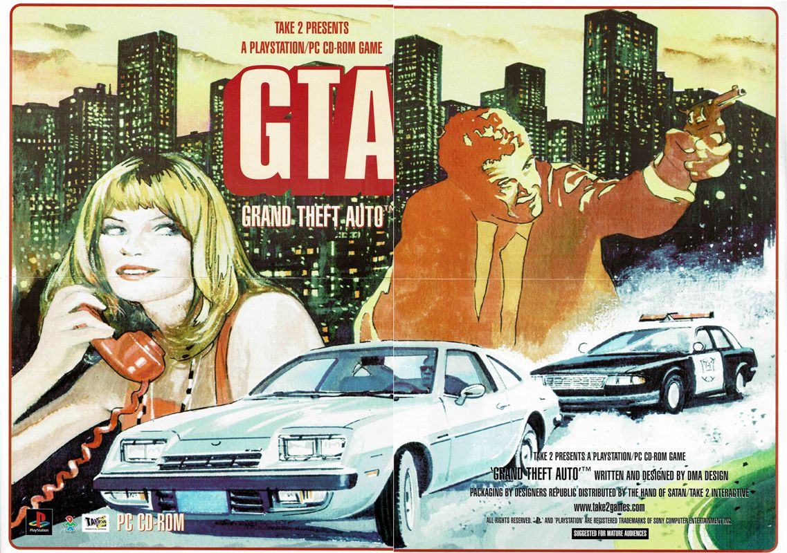 Extras for Grand Theft Auto (DOS and Windows) (Take 2 release (alternative disc)): Poster