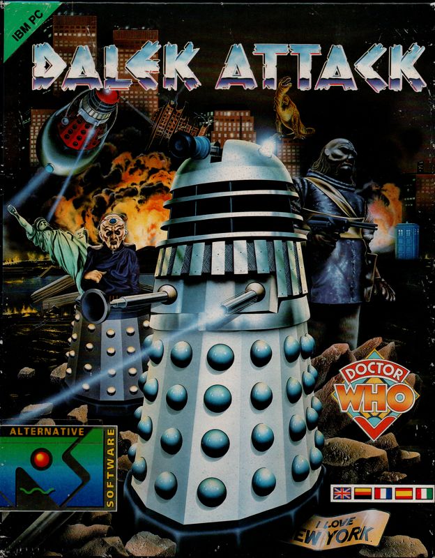 Front Cover for Dalek Attack (DOS)