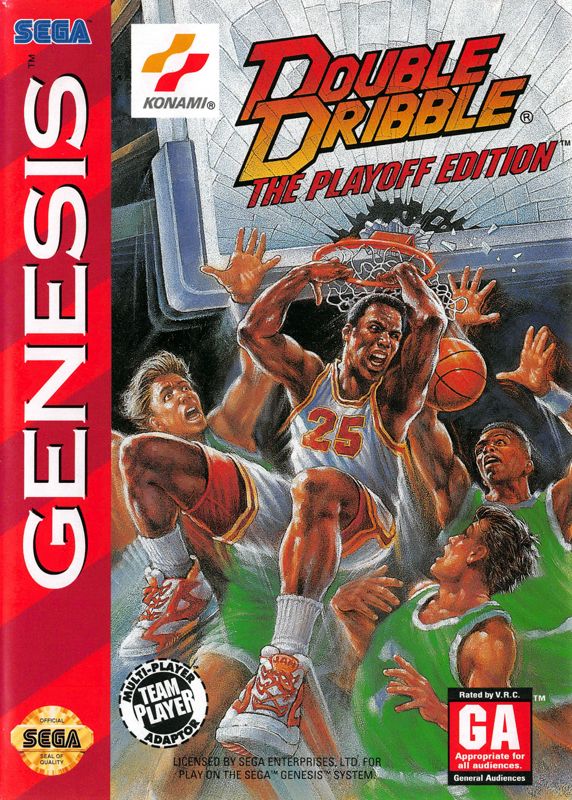 Front Cover for Double Dribble: The Playoff Edition (Genesis)