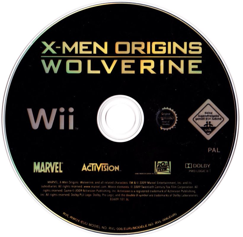 Media for X-Men Origins: Wolverine (Wii)