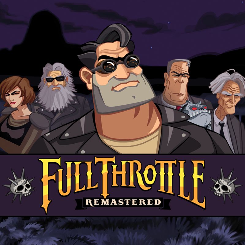 Front Cover for Full Throttle: Remastered (PS Vita and PlayStation 4) (download release)