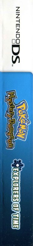 Spine/Sides for Pokémon Mystery Dungeon: Explorers of Time (Nintendo DS)