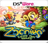 Front Cover for Zoonies: Escape from Makatu (Nintendo DSi) (download release)