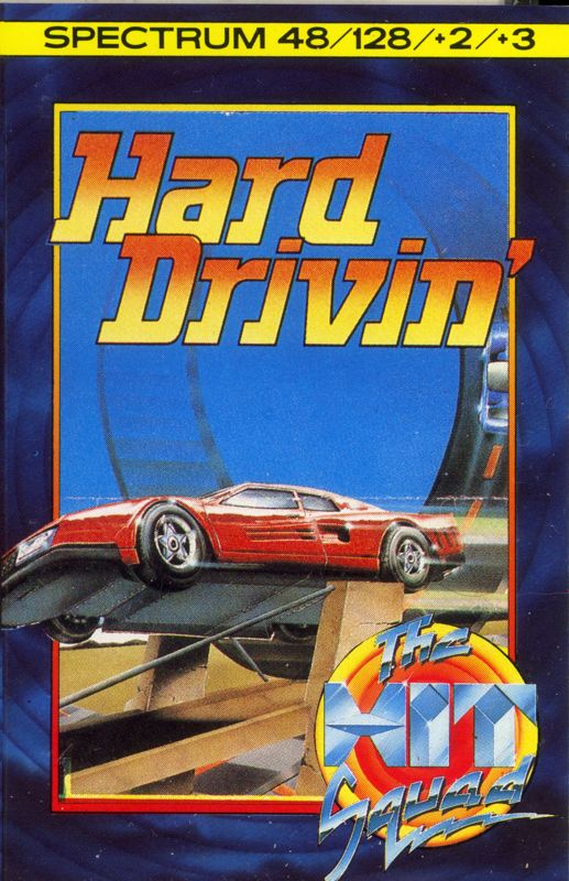 Front Cover for Hard Drivin' (ZX Spectrum) (The Hit Squad release)