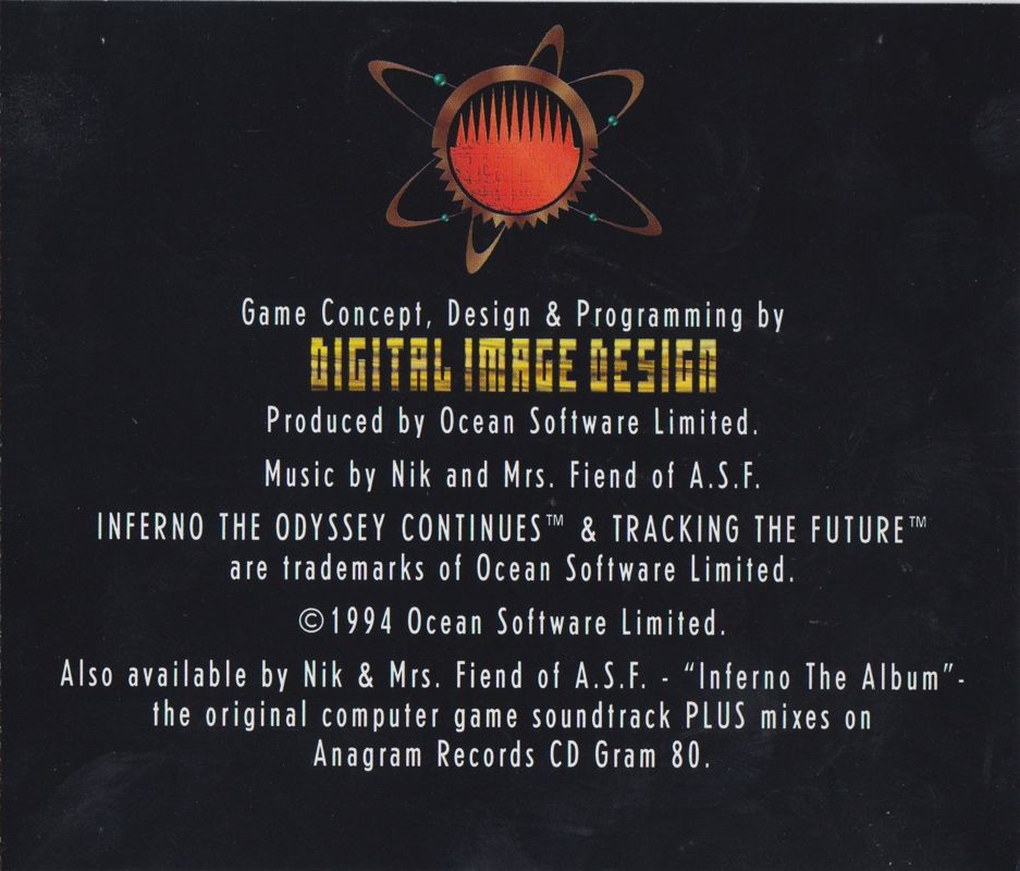 Other for Inferno (DOS): Jewel Case - Back