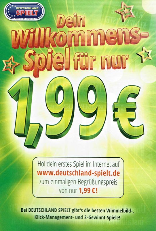 Advertisement for Gnomes Garden (Windows) (Deutschland Spielt release): Front