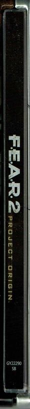 Spine/Sides for F.E.A.R. 2: Project Origin - Limited Edition (Windows) (Steelbook): Left