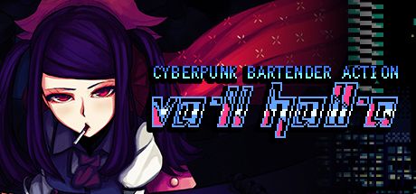 Front Cover for VA-11 HALL-A: Cyberpunk Bartender Action (Linux and Macintosh and Windows) (Steam release)