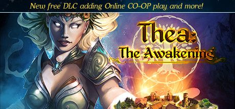 Front Cover for Thea: The Awakening (Windows) (Steam release): Free DLC and co-op promo version