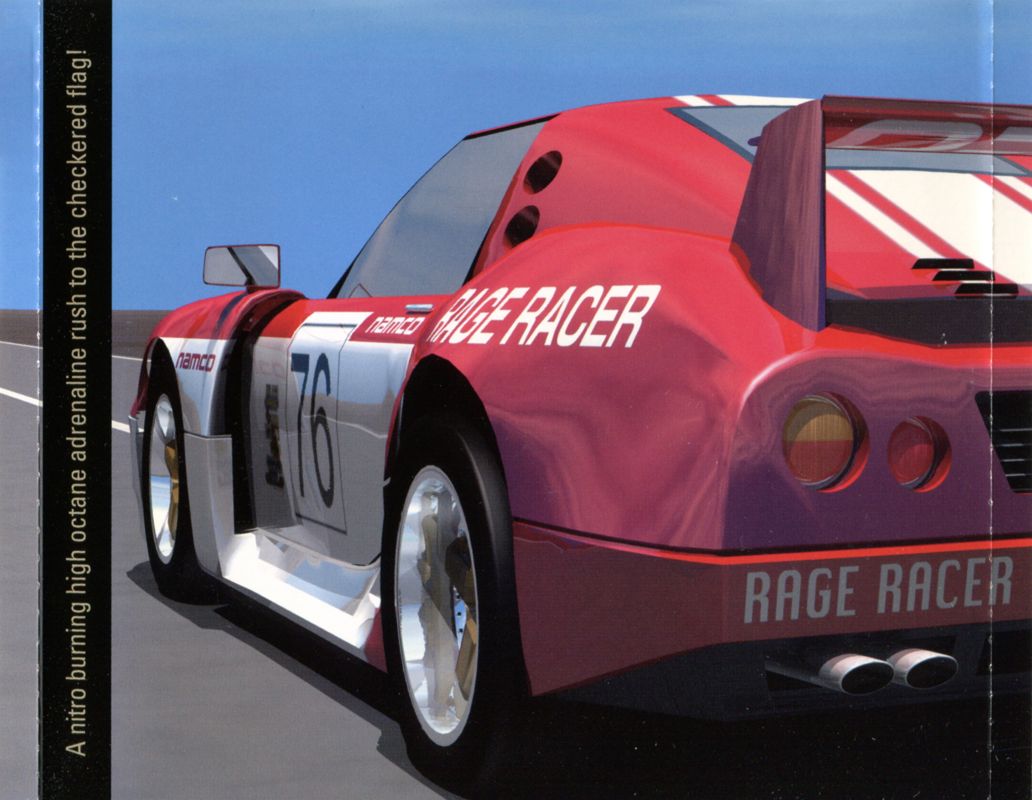 Inside Cover for Rage Racer (PlayStation): Right Inlay - Full