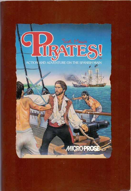 Manual for Sid Meier's Pirates! (PC Booter) (5.25" version): Front