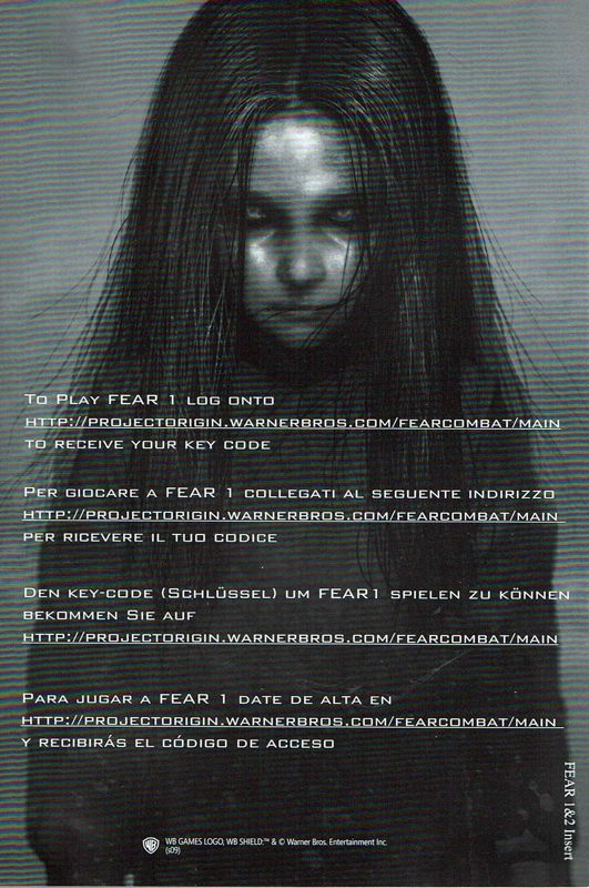 Extras for F.E.A.R. 2: Project Origin - Limited Edition (Windows) (Steelbook): Install Notes