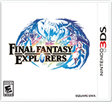 Front Cover for Final Fantasy Explorers (Nintendo 3DS) (download release): 1st version