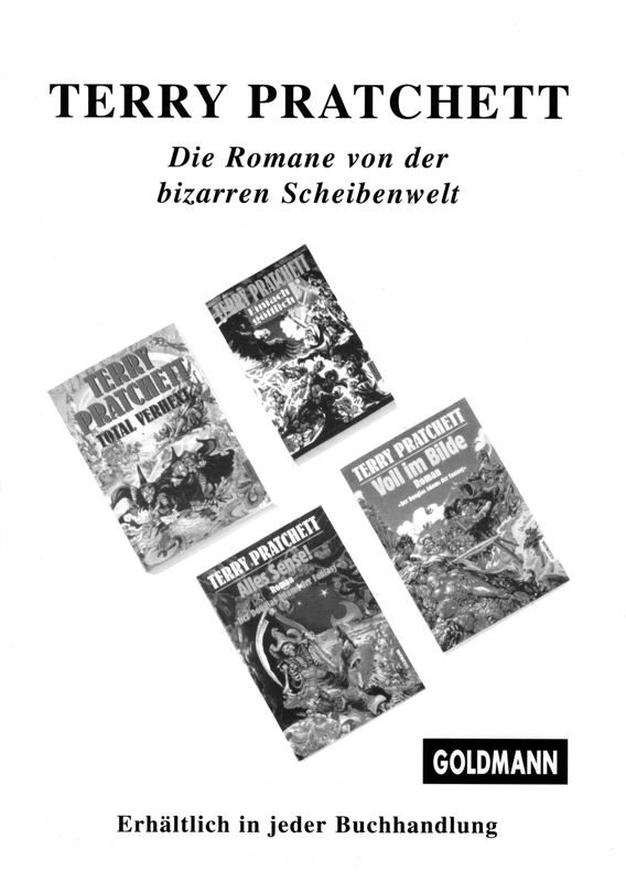Advertisement for Discworld (DOS) (English voice acting): Discworld novels